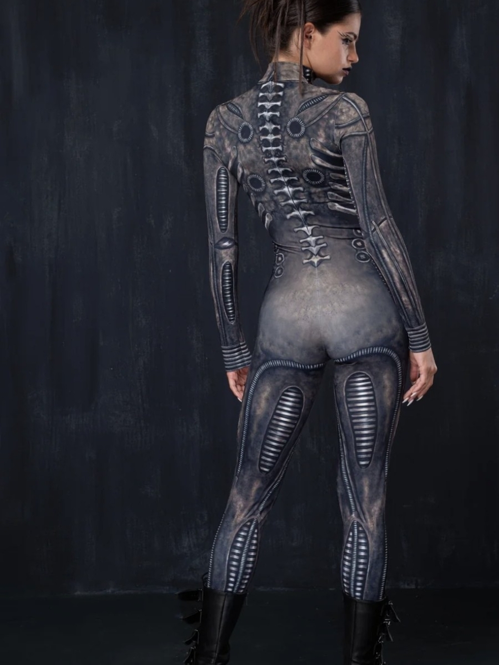 Badinka Xenomorph Costume - Bodysuit Medium - Picture 2 of 8